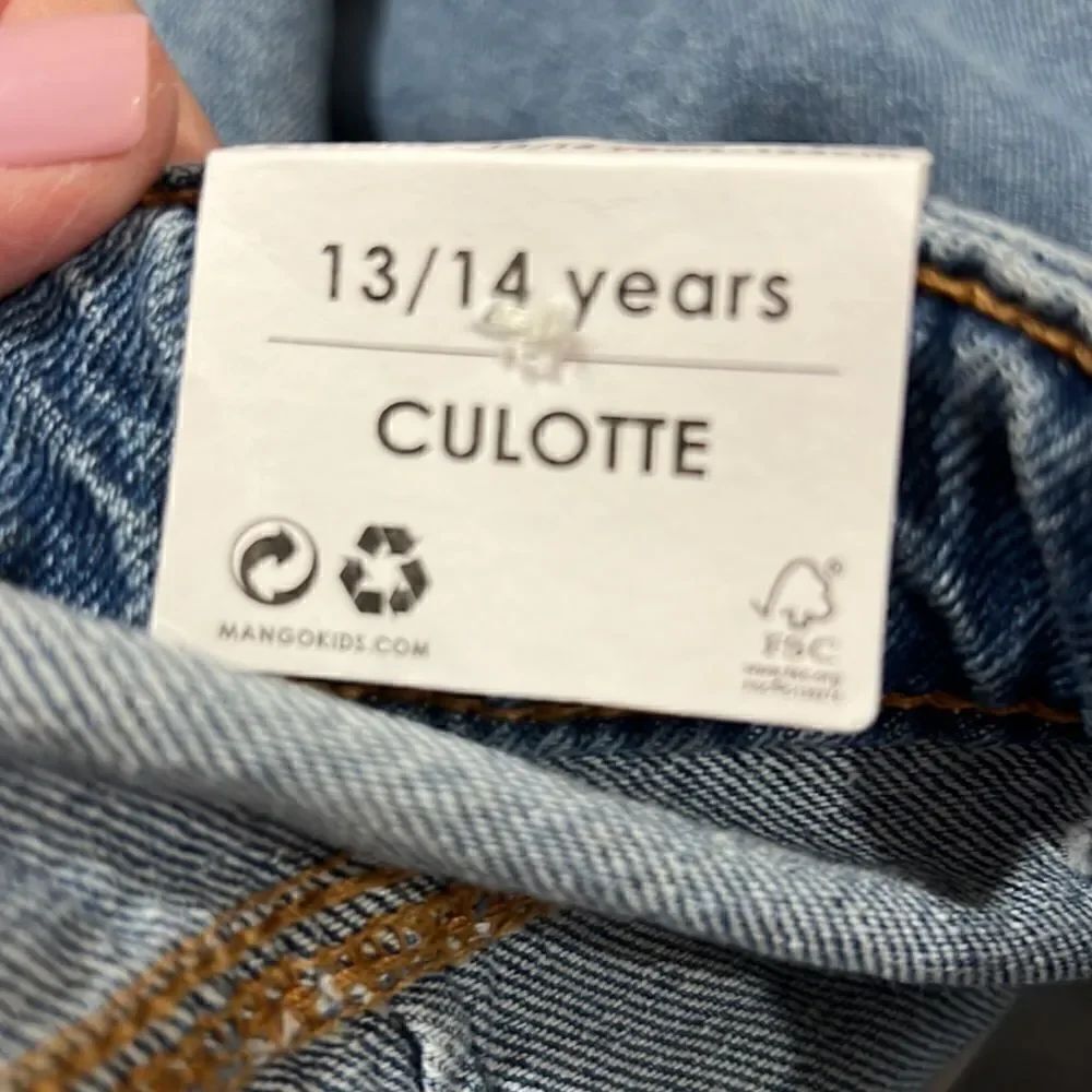 MNG Urban Outfitters Culottes Jeans girls 13/14. NWT - Picture 14 of 15